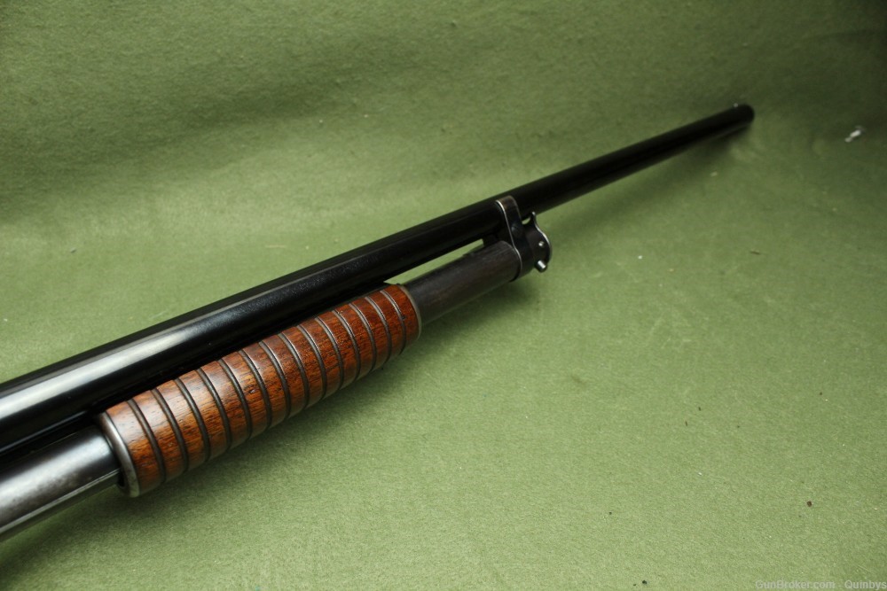 1923 Winchester model 12 16 ga 28 inch Modified Choke Pump Action Shotgun-img-3
