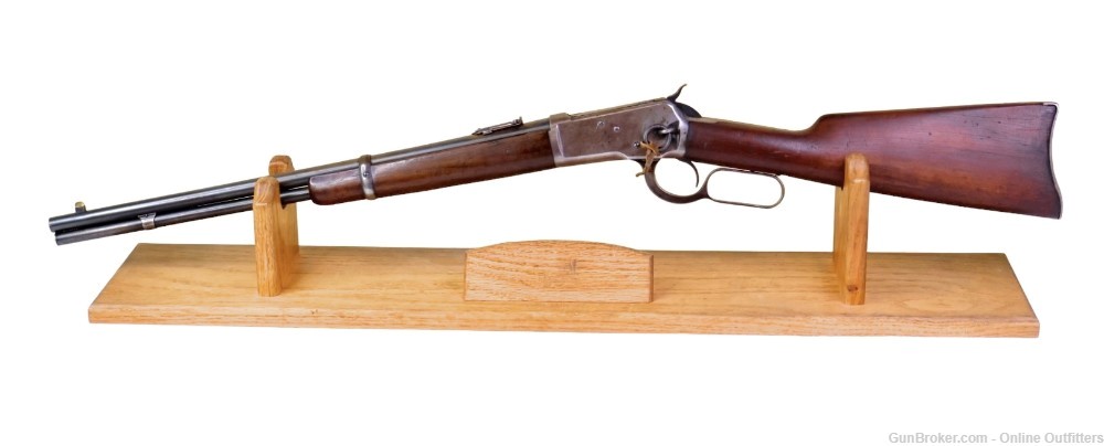 Winchester 92 25-20 WCF Lever Action 20" Blued Wood Stock Made in 1920-img-0