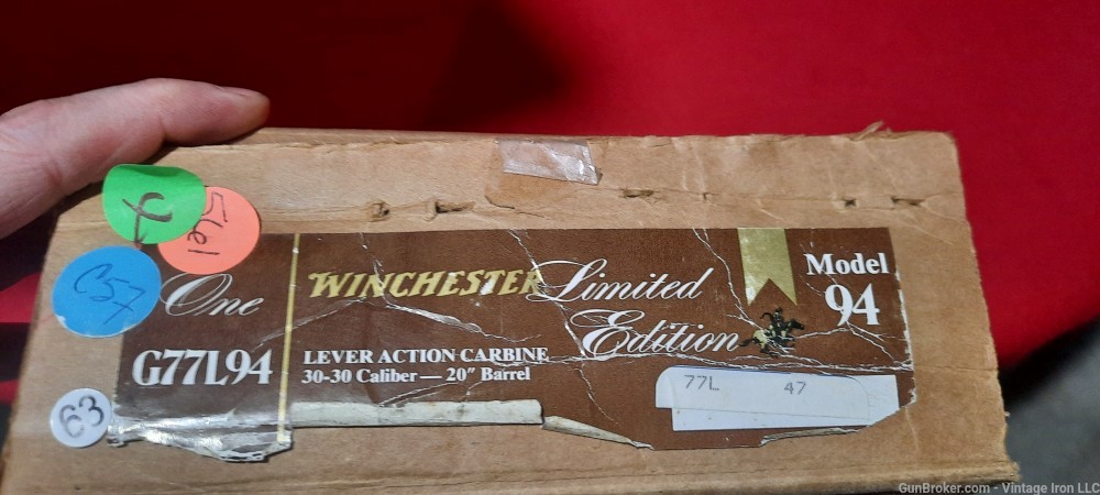 Winchester Model 94 Limited Edition #47 Incredible WOOD 30-30 NOS! NR-img-9