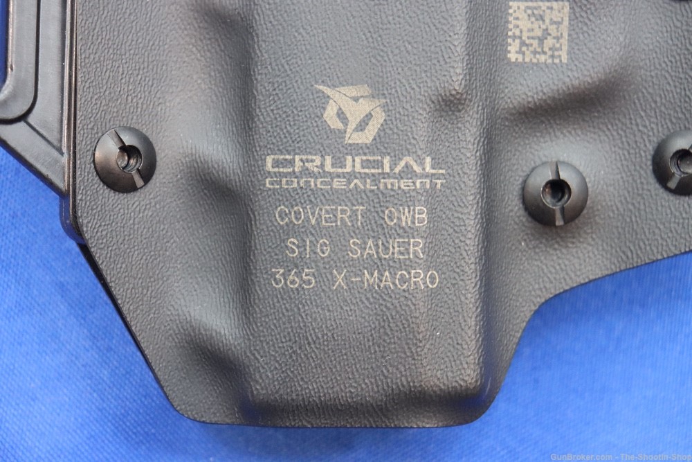 Crucial Concealment COVERT OWB Sig Sauer Model P365 X-MACRO RH 9MM Pistol-img-3