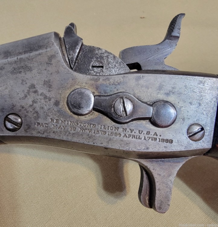 Rare! 1865 Remington Navy Rolling Block Civilian Model .50 Rimfire-img-21