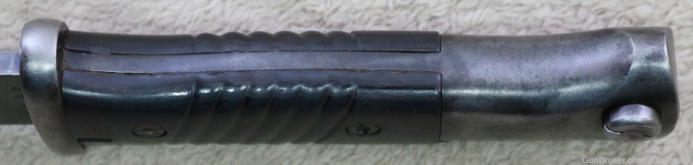Original WWII German K98 bayonet with matching sheath-img-8