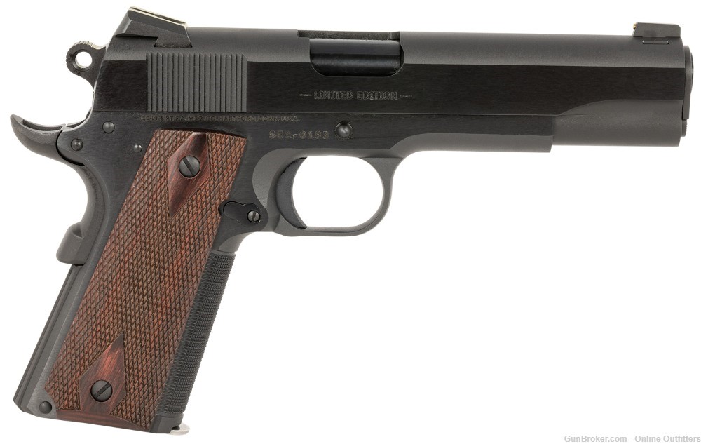 Colt 1911 Government Limited Edition 45 ACP 5" 7+1 NMB O1911SE-A1 Wood Grip-img-1