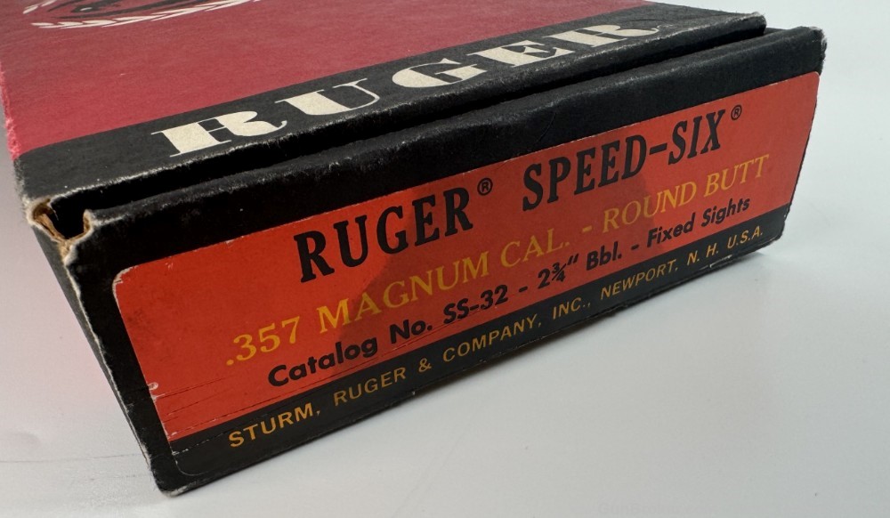 Ruger Speed Six 1976 Production 2.75" Barrel  .357 Magnum AS-NEW In The Box-img-29