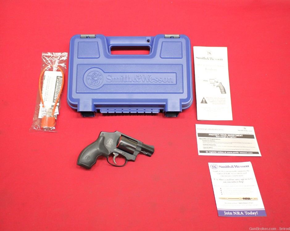 Smith & Wesson 442 Centennial Airweight .38spl +P Revolver W/Box, Manual-img-0