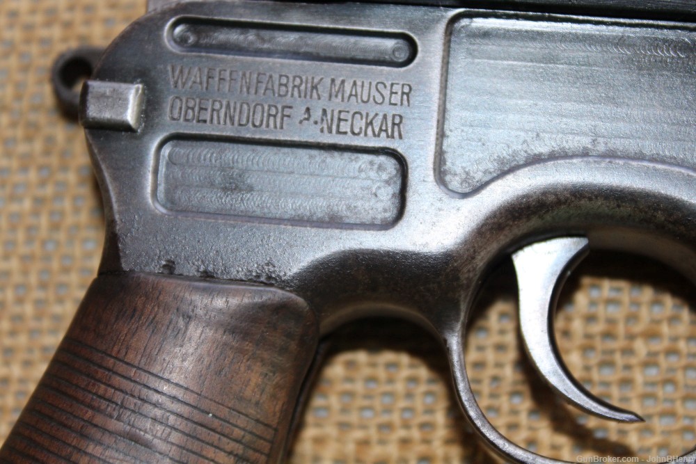 Mauser C96 Broomhandle with 2 Barrels 9mm on gun & 30 cal matching WOW! -img-2