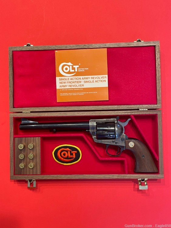 Beautiful 1979 Colt New Frontier SSA in 45 Colt in Presentation Box-img-0
