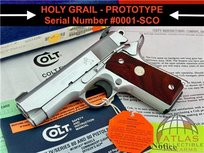 Colt "Special Combat Officers" .38 Super Hard Chrome *PROTOTYPE SN# 0001*
