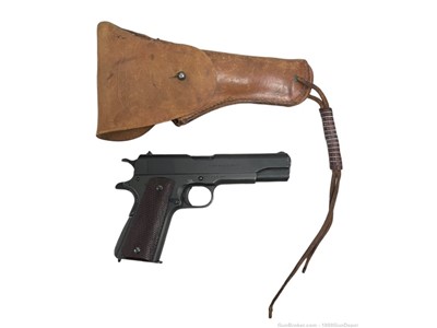 No Reserve - Unbelievable 1943 Colt 1911A1 U.S Military w/ Original Holster