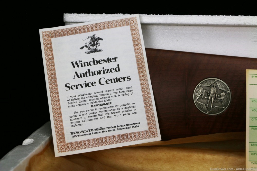 1977 Winchester 94 Legendary Lawmen Commemorative, 30-30, With Box & Papers-img-24