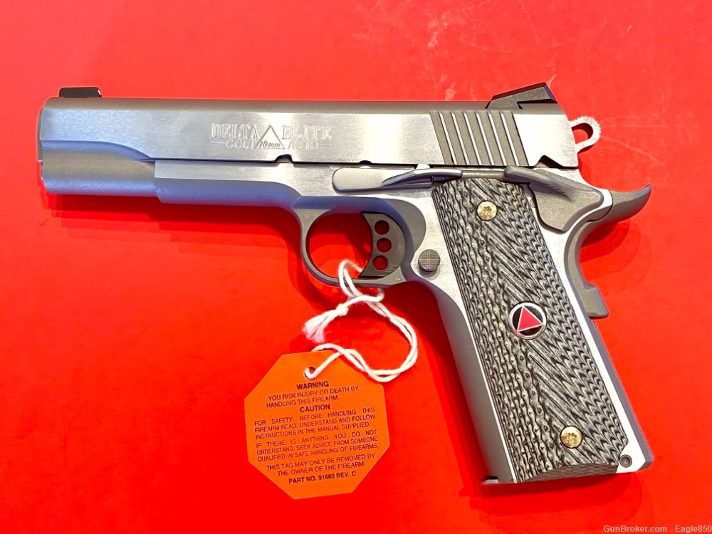 New Colt Delta Elite 10mm  with G20 Delta Grips-img-2