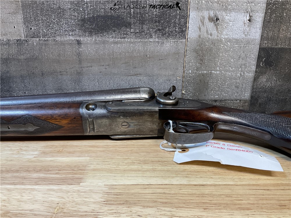 Parker Brothers, 8 Gauge, G Grade Hammergun, 34" Barrel, Made 1896-img-11