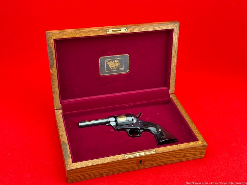 1986 Colt SAA "TEXAS DELUXE" 45LC 4" *FACTORY ENGRAVED & GENUINE BUFFALO*-img-18