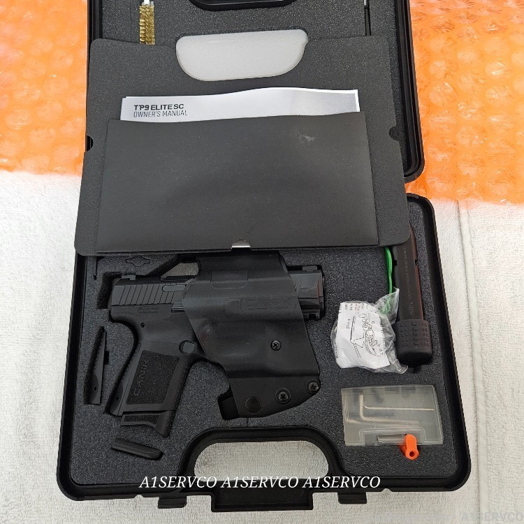 CANIK TP9 ELITE SC 12 ROUND 2 MAGAZINES WITH CASE AND EXTRAS-img-5