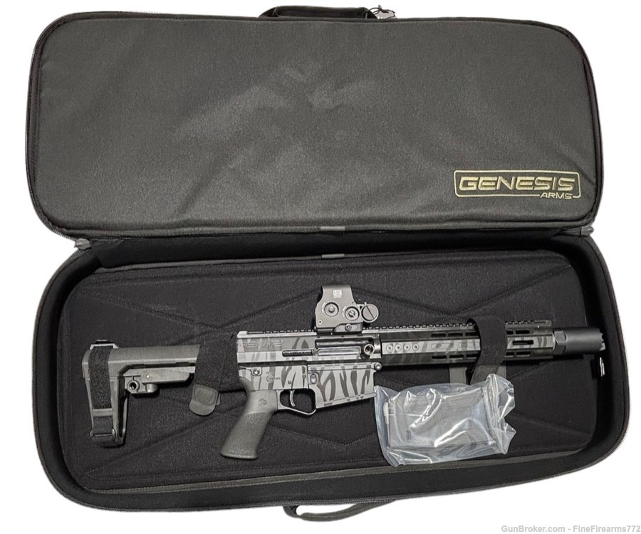 Genesis Gen-12 SBM 10.5” Firearm Custom Cerakote 12Ga NON NFA WITH EOTECH -img-0