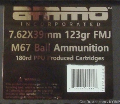 360 AMMO INC 762x39 FMJ 123 gr Factory NEW BRASS ammo 762x39123FMJB180-img-4