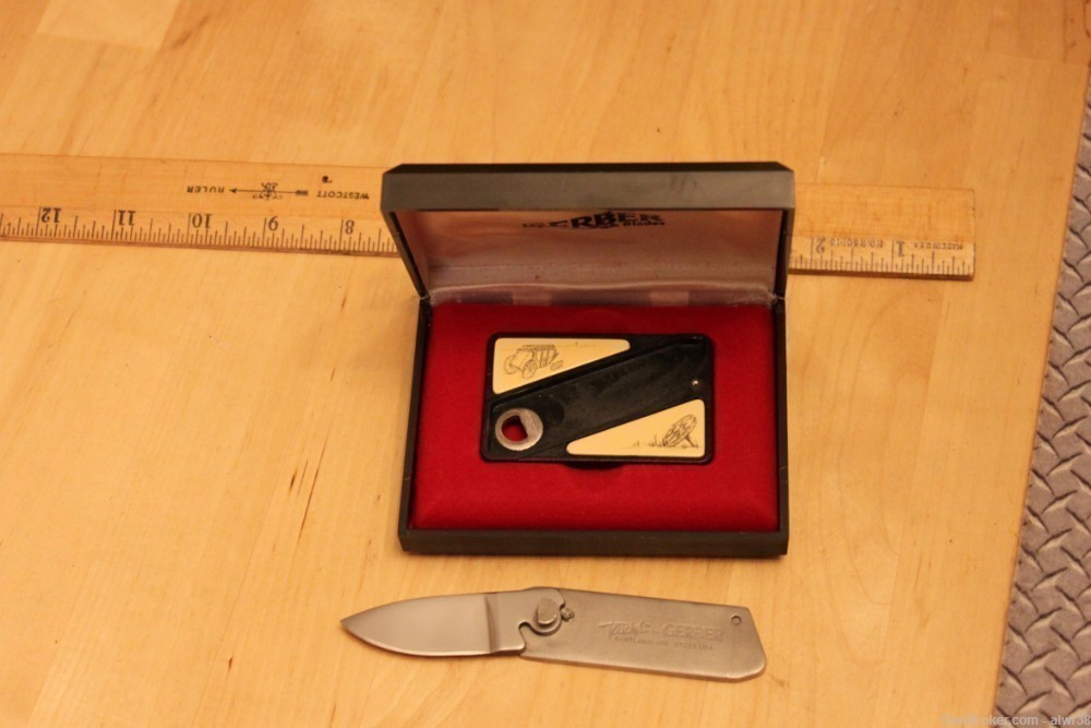 Gerber touche belt buckle knife-img-0
