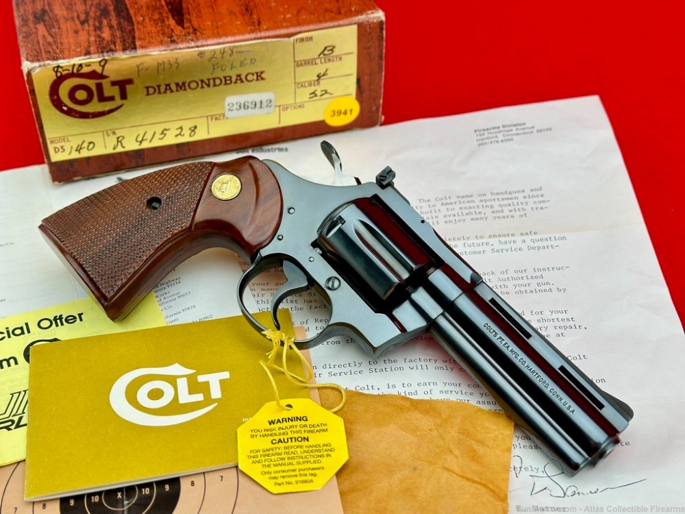 Stunning 1978 Colt Diamondback 4" Royal Blue 22LR *ORIGINAL BOX / UNFIRED*-img-5