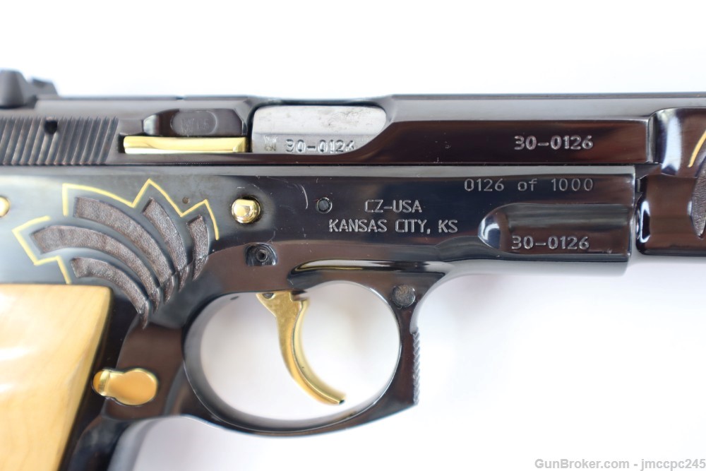 Rare Nice CZ-USA CZ 75 B 30th Anniversary 9mm Pistol Engraved 1 of 1000 -img-16