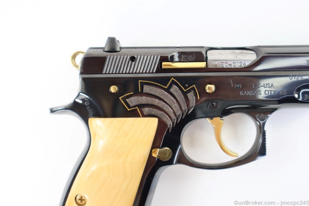 Rare Nice CZ-USA CZ 75 B 30th Anniversary 9mm Pistol Engraved 1 of 1000 -img-15