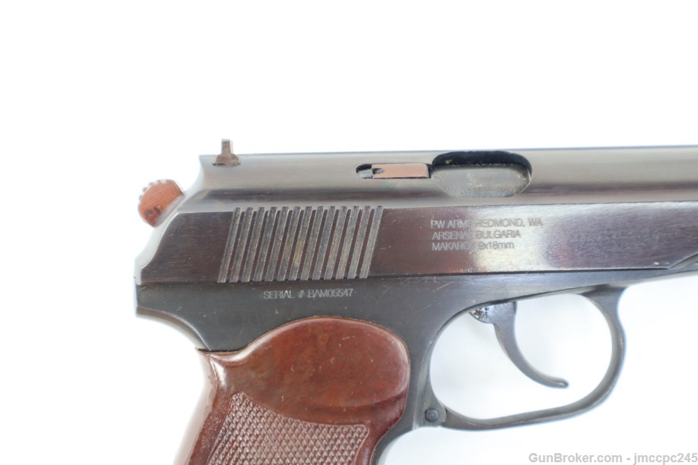 Rare Nice Bulgarian Makarov 9x18mm Makarov Pistol W/ Holster Circle 10 3.5"-img-12