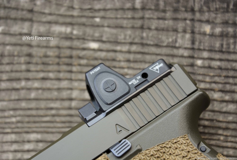 Agency Arms Sage Dynamics Glock 19x V1 2-Tone OD No CC Fee One Mag -img-8