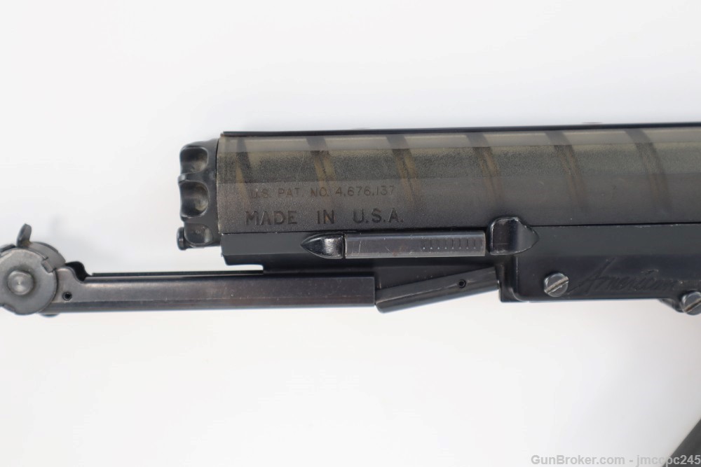 Rare Nice Calico M-100 .22 LR Semi Auto Rifle W/ Folding Stock W/ Drum Mag-img-11