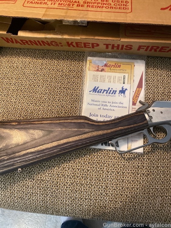 Ultra Rare 1 of 351 Boxed Marlin 1894SS 44 LTD Davidsons Stainless!-img-1