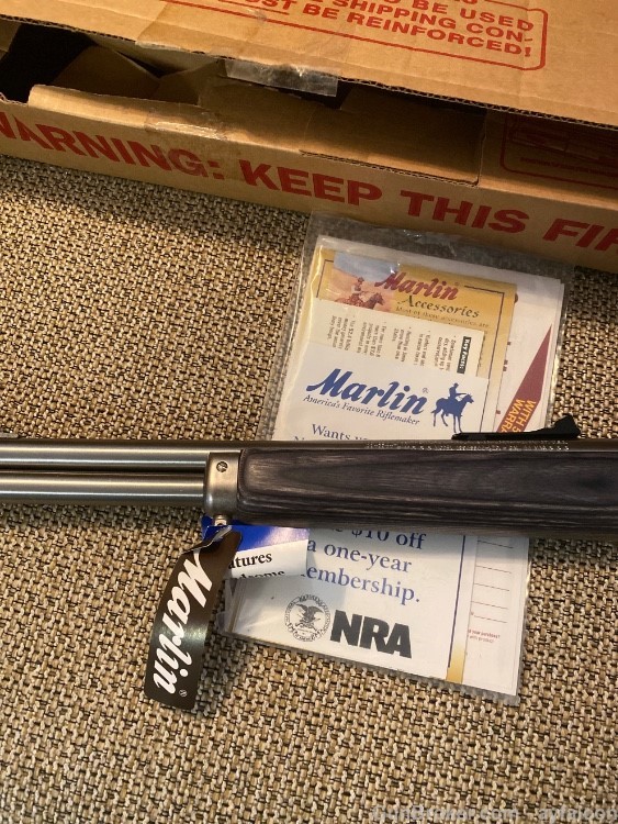 Ultra Rare 1 of 351 Boxed Marlin 1894SS 44 LTD Davidsons Stainless!-img-6
