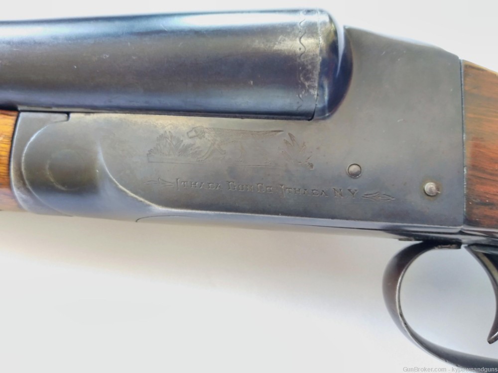 Ithaca Flues Field Grade Double Barrel Shotgun - 1917 Dated-img-3