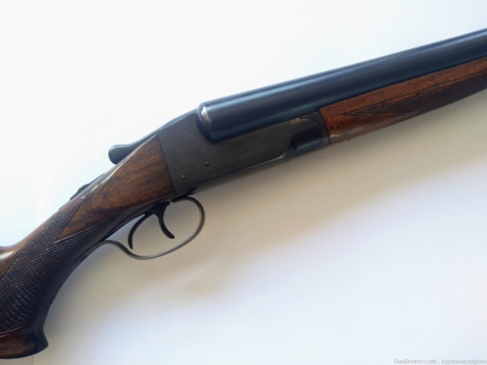 Ithaca Flues Field Grade Double Barrel Shotgun - 1917 Dated-img-11