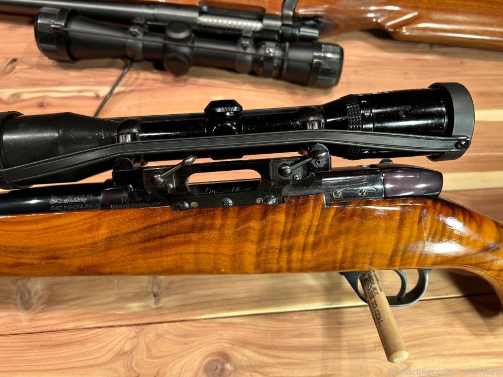 Weatherby Mark V Deluxe .340 wby mag with Zeiss Davari  scope  Belgium C&R-img-10