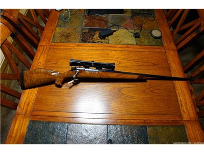 Weatherby Mark V Deluxe .340 wby mag with Zeiss Davari  scope  Belgium C&R