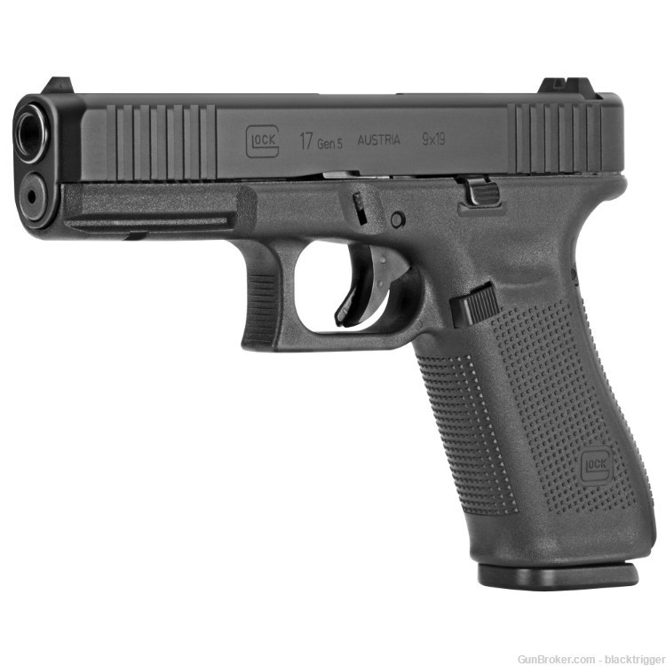 Glock PA175S201 G17 Gen5 9mm 4.49" 10+1 Black Polymer Frame Steel Slide FS -img-6