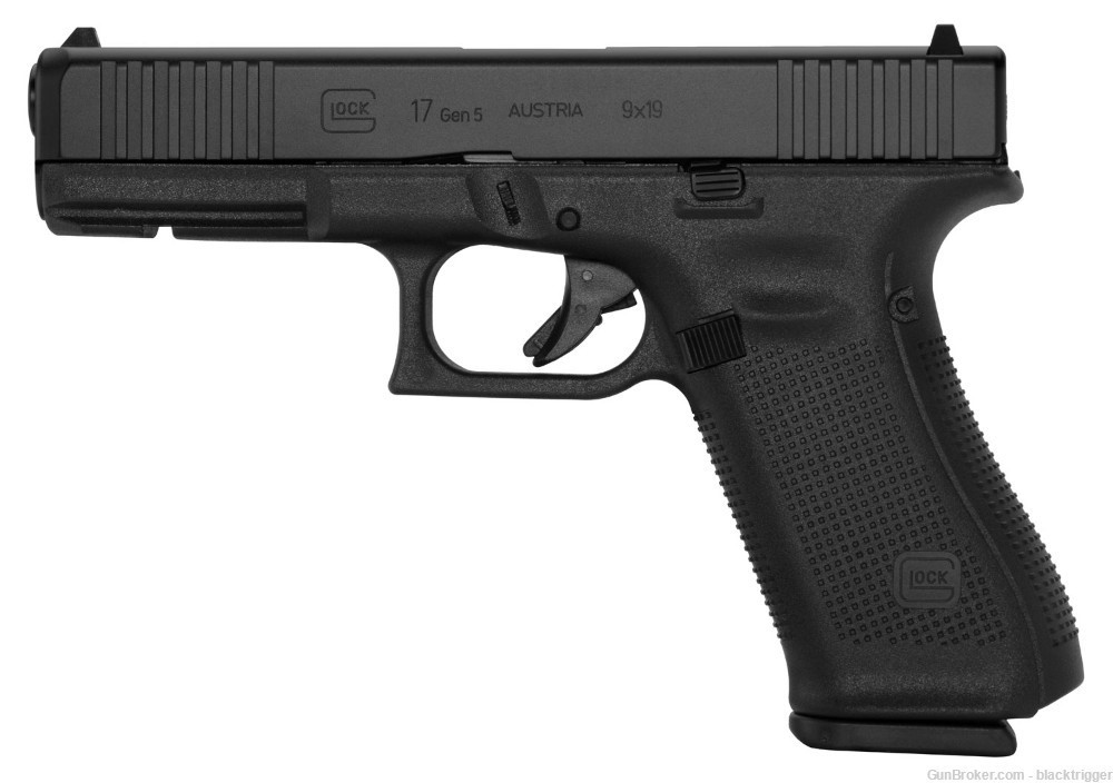 Glock PA175S201 G17 Gen5 9mm 4.49" 10+1 Black Polymer Frame Steel Slide FS -img-2
