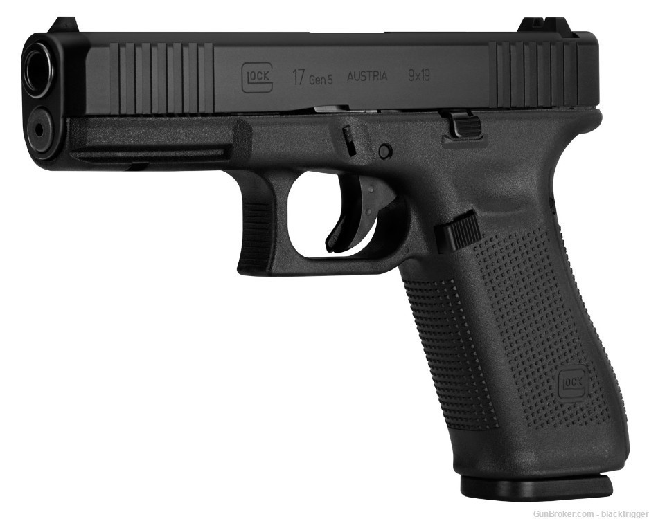 Glock PA175S201 G17 Gen5 9mm 4.49" 10+1 Black Polymer Frame Steel Slide FS -img-3