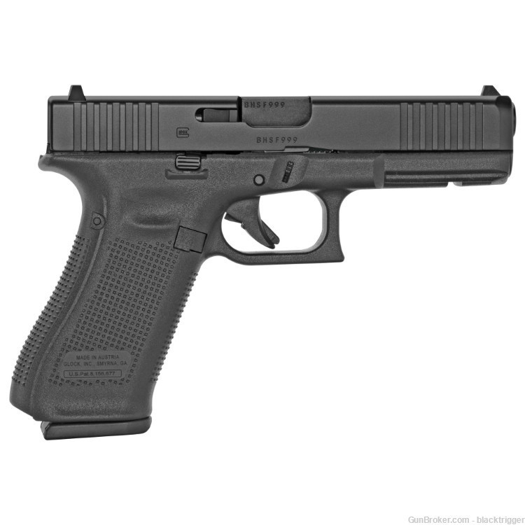 Glock PA175S201 G17 Gen5 9mm 4.49" 10+1 Black Polymer Frame Steel Slide FS -img-5