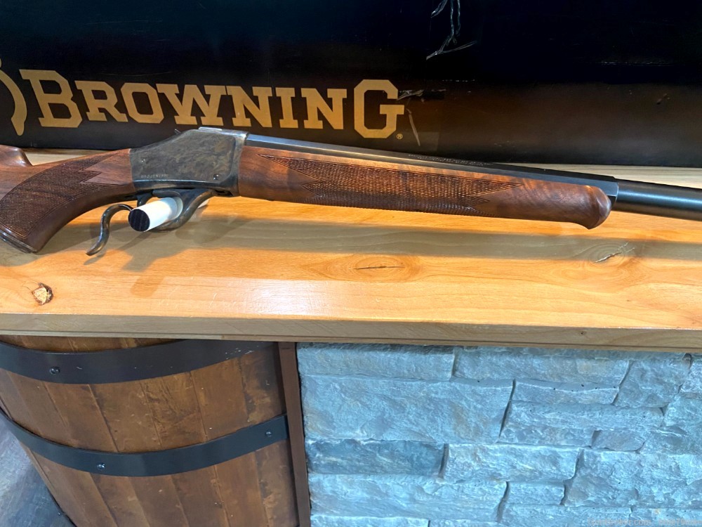 Browning 1885 45-70 govt. BPCR lever action rifle HIGH WALL LNIB 1996-1998-img-9