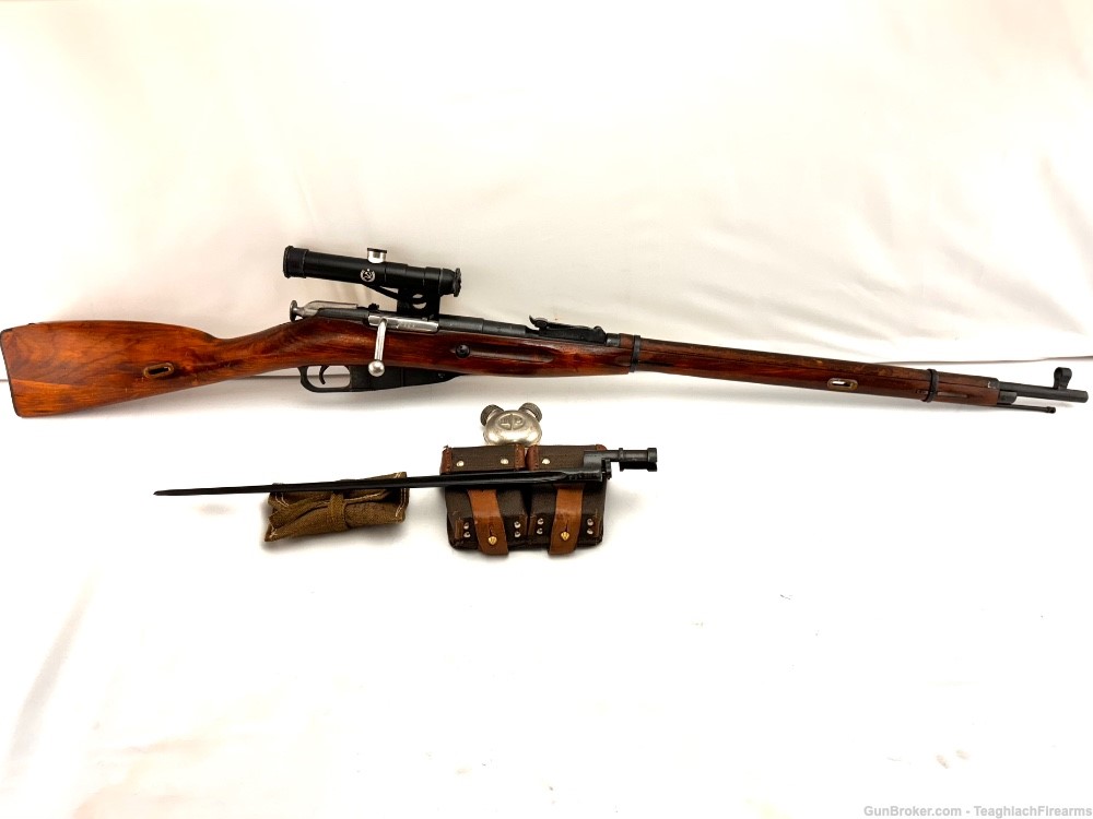 Used Mosin Nagant M91/30 7.62x54r PU Sniper Replica All Matching SNs-img-0