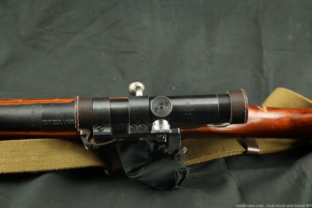 WWII Russian Tula Mosin Nagant 91/30 PU Sniper-Style 7.62x54 Rifle 1939 C&R-img-15