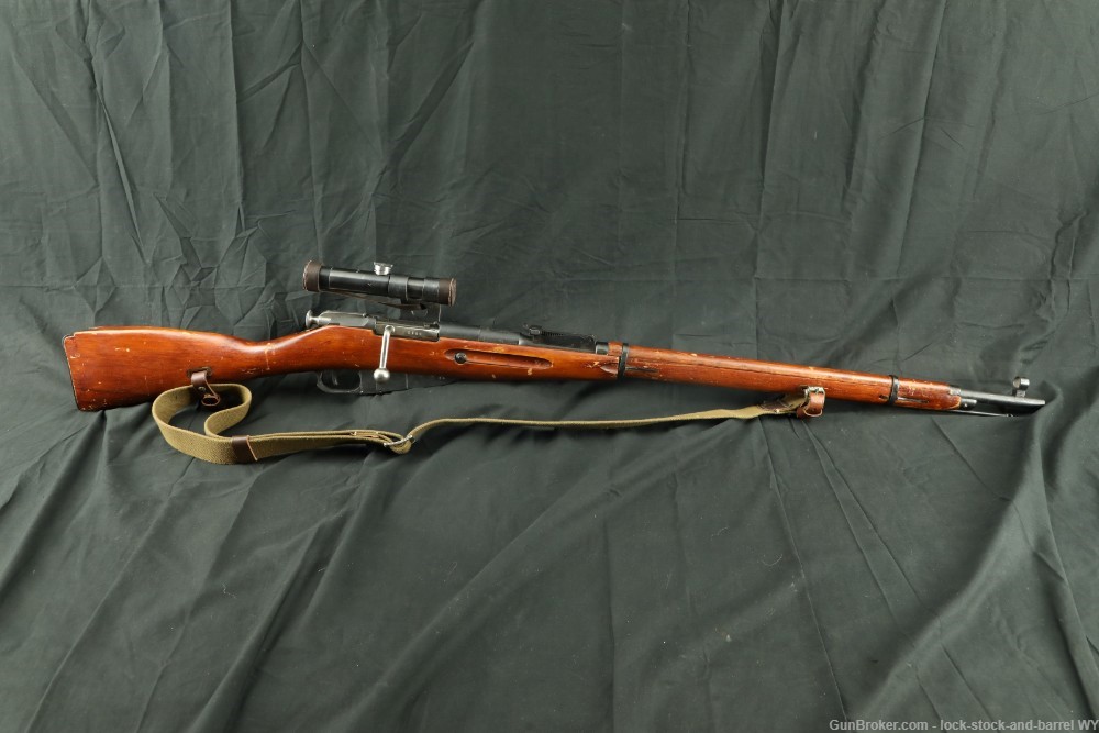 WWII Russian Tula Mosin Nagant 91/30 PU Sniper-Style 7.62x54 Rifle 1939 C&R-img-2