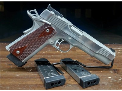 Lightly Loved Kimber 1911 Stainless Gold Match II 45acp Kimber's Finest!