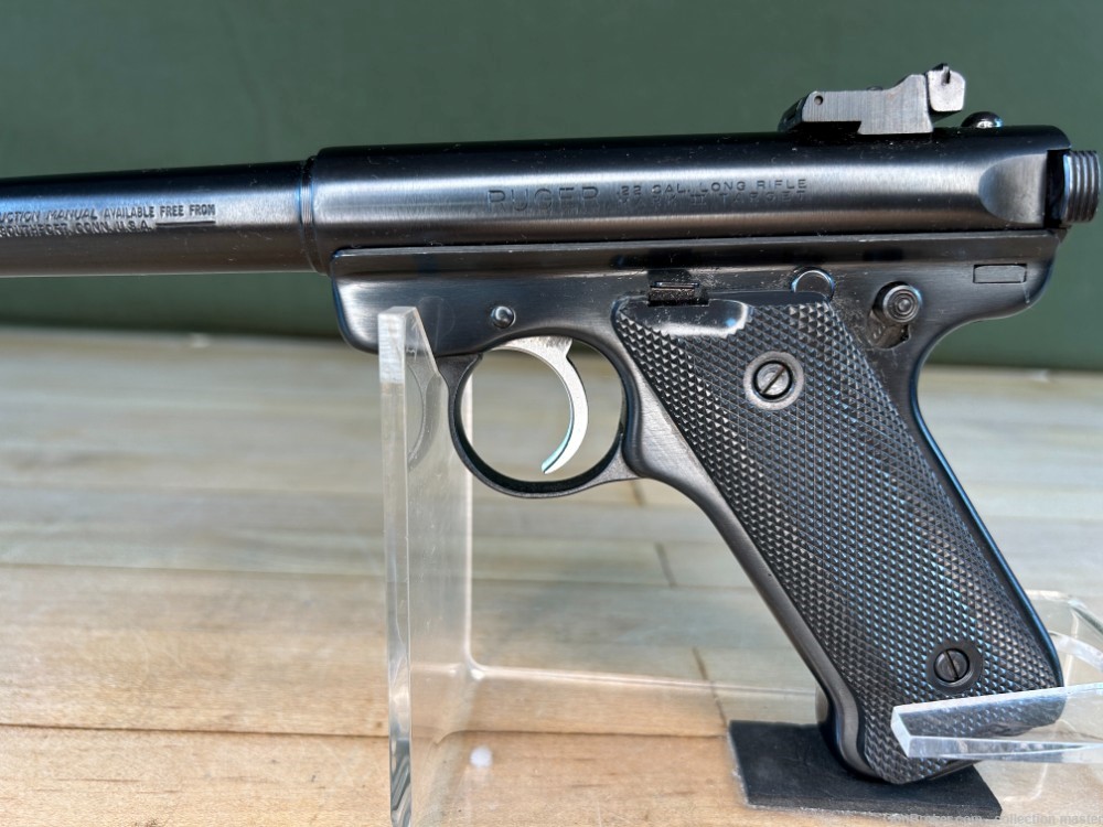 Ruger Mark II Semi Auto Pistol 22 LR 7" Used 1 Mag 1983 Target MKII Estate -img-7