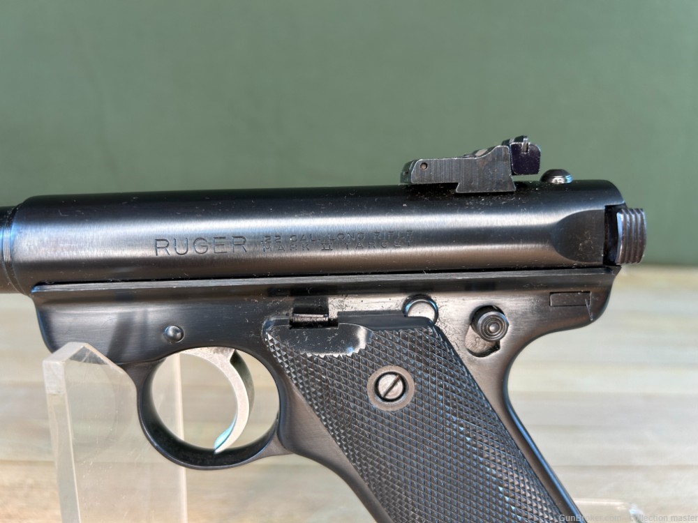Ruger Mark II Semi Auto Pistol 22 LR 7" Used 1 Mag 1983 Target MKII Estate -img-5