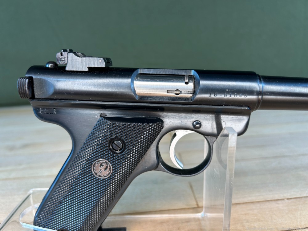 Ruger Mark II Semi Auto Pistol 22 LR 7" Used 1 Mag 1983 Target MKII Estate -img-13