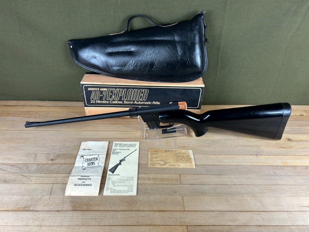 Charter Arms AR-7 Explorer Survival Rifle .22 LR VGC With Original Box /Bag-img-0