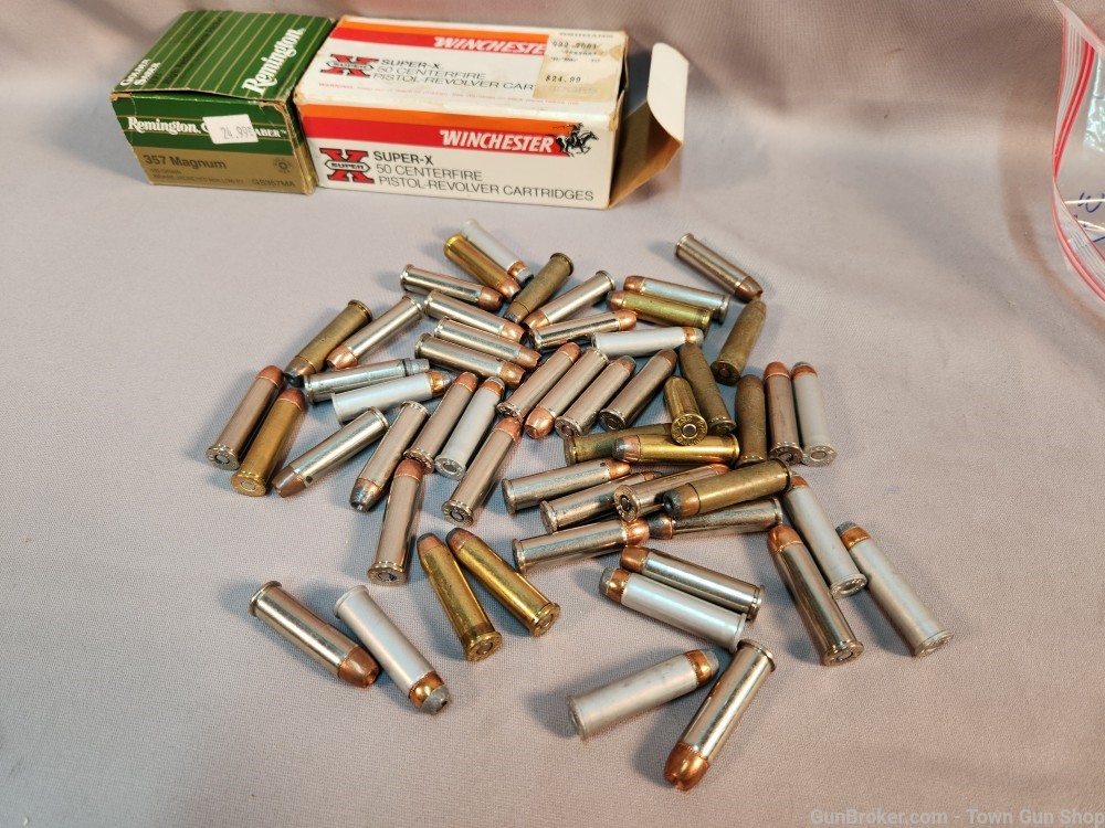 MIXED LOT OF 357 MAG 100RDS USED! PENNY AUCTION!-img-3