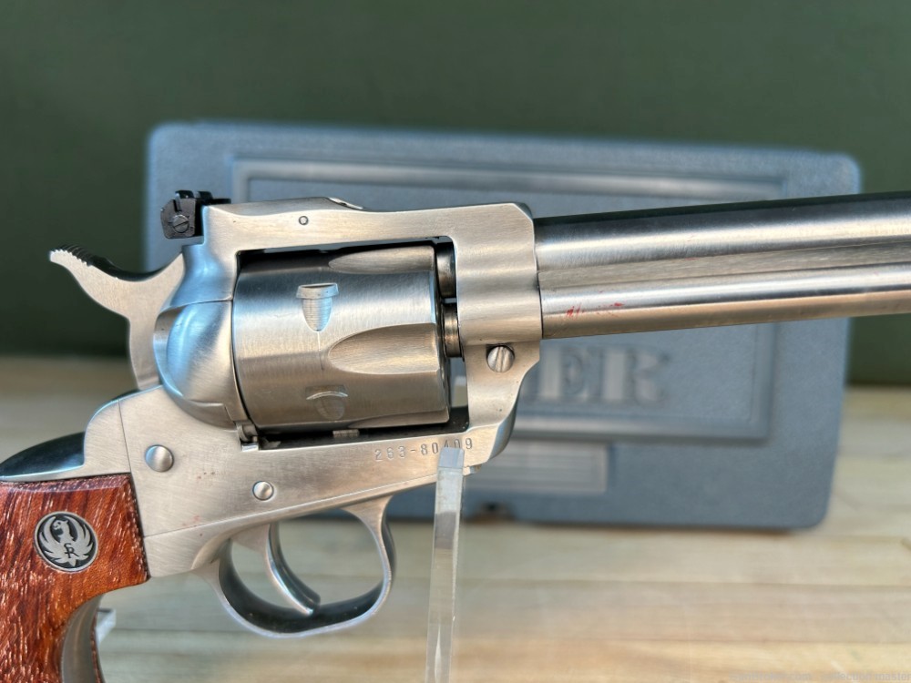 Ruger New Model Single Six Revolver Used .22LR/MAG 5.5" Brl Single Action -img-14