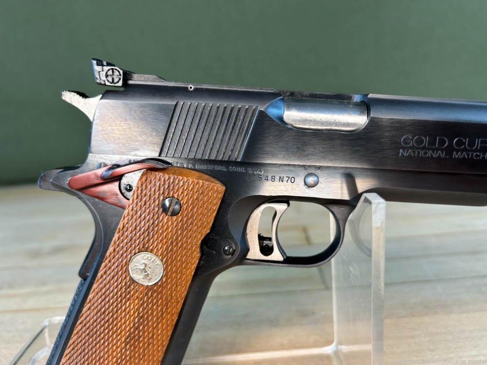 Colt MK IV Series 70 Gold Cup National Match 1911 .45 ACP Comp Gun VGC 1982-img-13