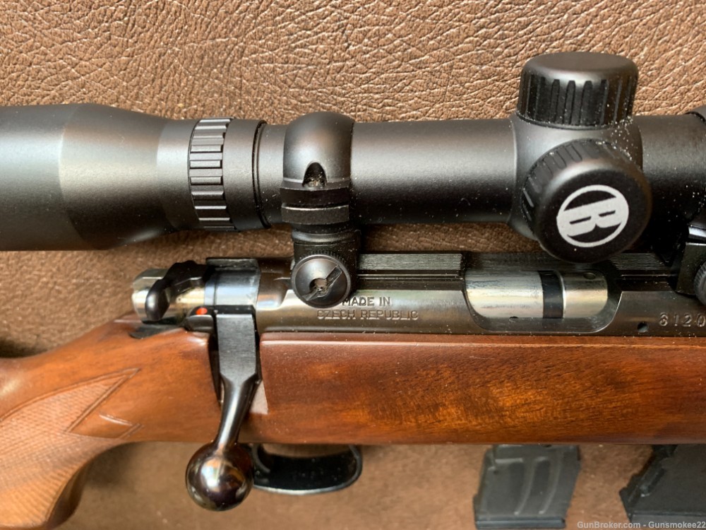 CZ USA Model 452-2E ZKM .22 LR 21" Bolt Action Rifle w/ Bushnell 4x scope -img-11